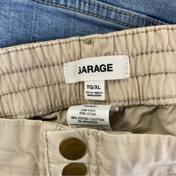 Garage XL Brianna Bubble Pant Cargo Pants Cream Bottoms - Picture 4 of 4